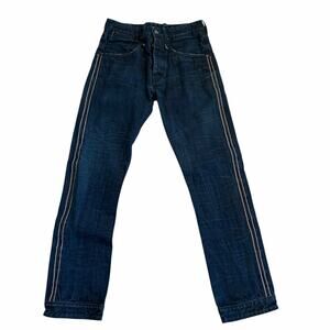 We Are Replay Denim Jeans Exposed Selvedge Outseam Straight Italy 29 X 32